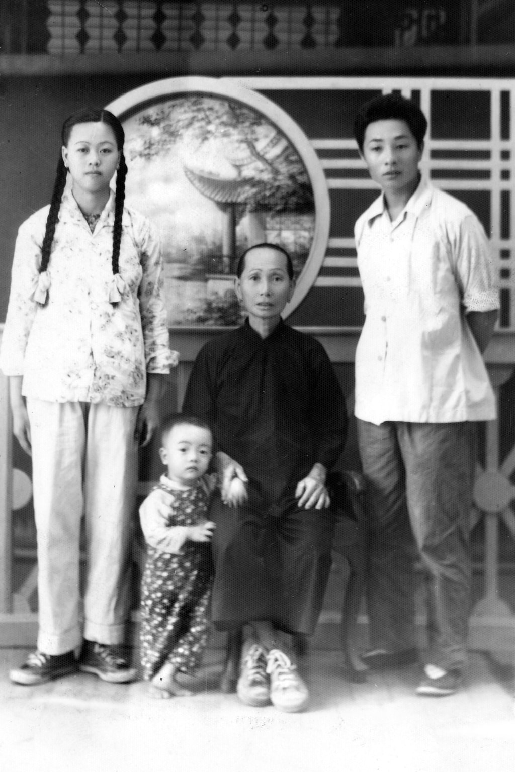 Family photo restoration examples Before